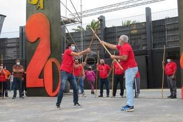 Las fiestas patronales dan vida al auditorio del mayor parque urbano de Telde/TA.